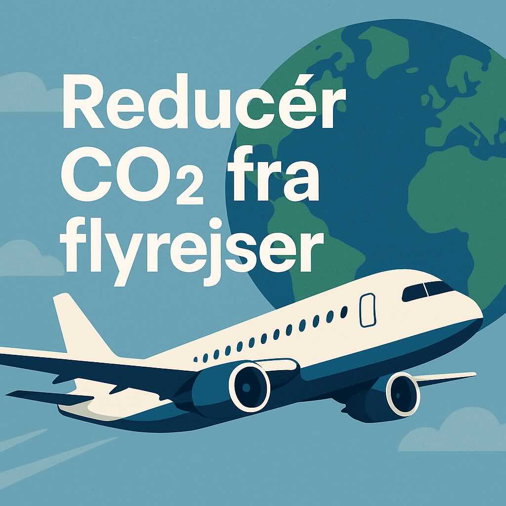 Reducer CO2 fra flyrejser